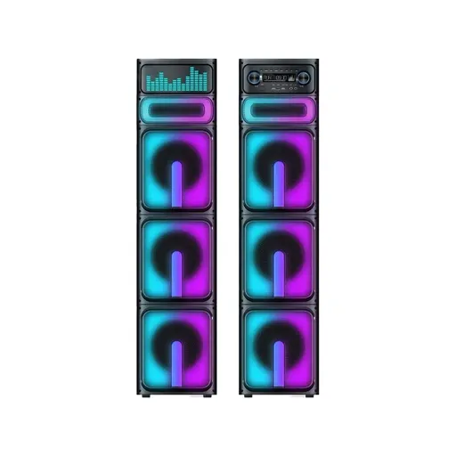 اسپیکر حرفه ای شارژی دوقلو لومکس مدل Galaxy