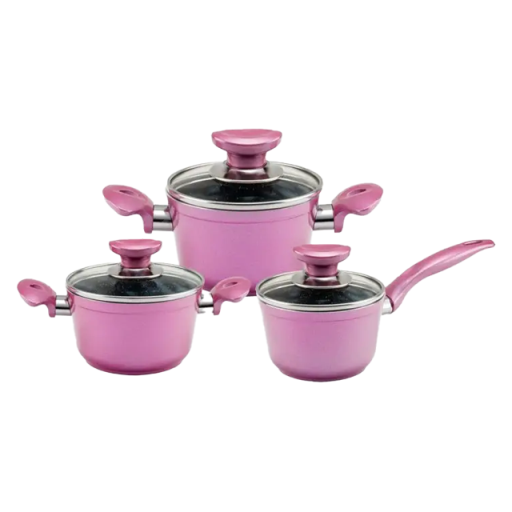 سرویس قابلمه ام جی اس  5 پارچه گرانیت مدل babyset